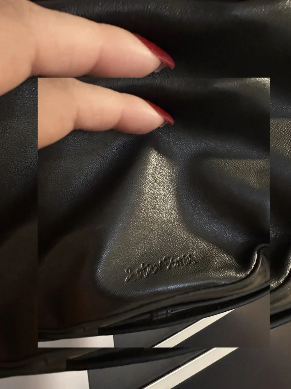 & Other Stories Leather Black Handbag